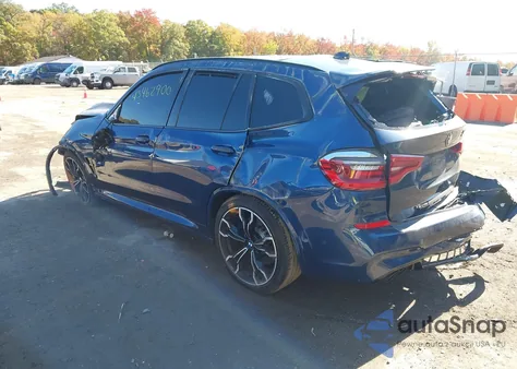 2020 BMW X3 M Competition z USA, uszkodzony, nr VIN 5YMTS0C05L9B93646